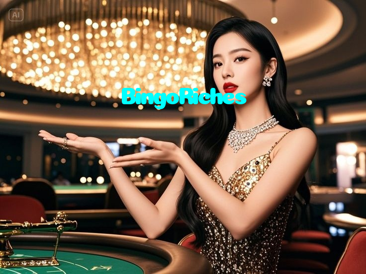 BingoRiches casino presented on mobile device in Pakistan with slots and live games